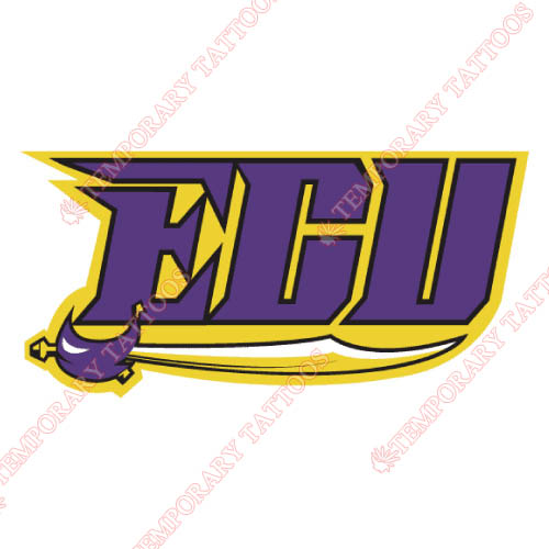 East Carolina Pirates Customize Temporary Tattoos Stickers NO.4301